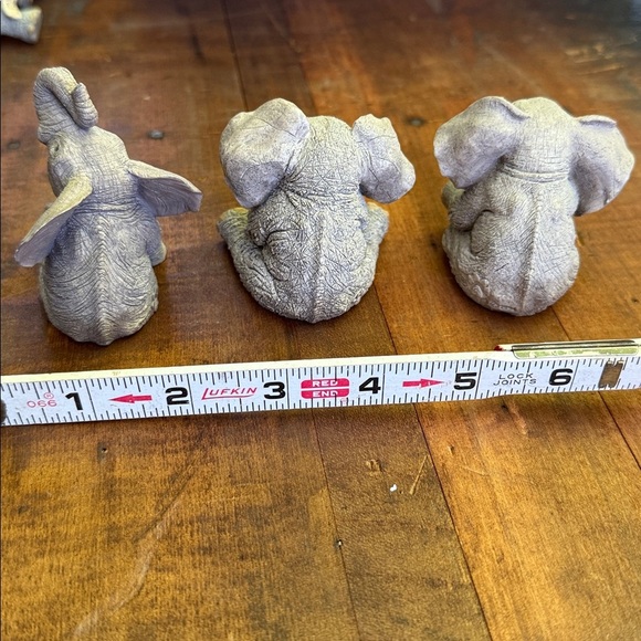 Vintage Tuskers 3 Baby Elephant Figurines: Tiffany, Daisy, Forgetful Freddie - Picture 3 of 7